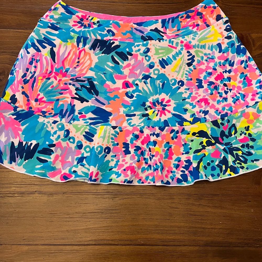 Lilly Pulitzer Vibrant Floral Mini Skirt